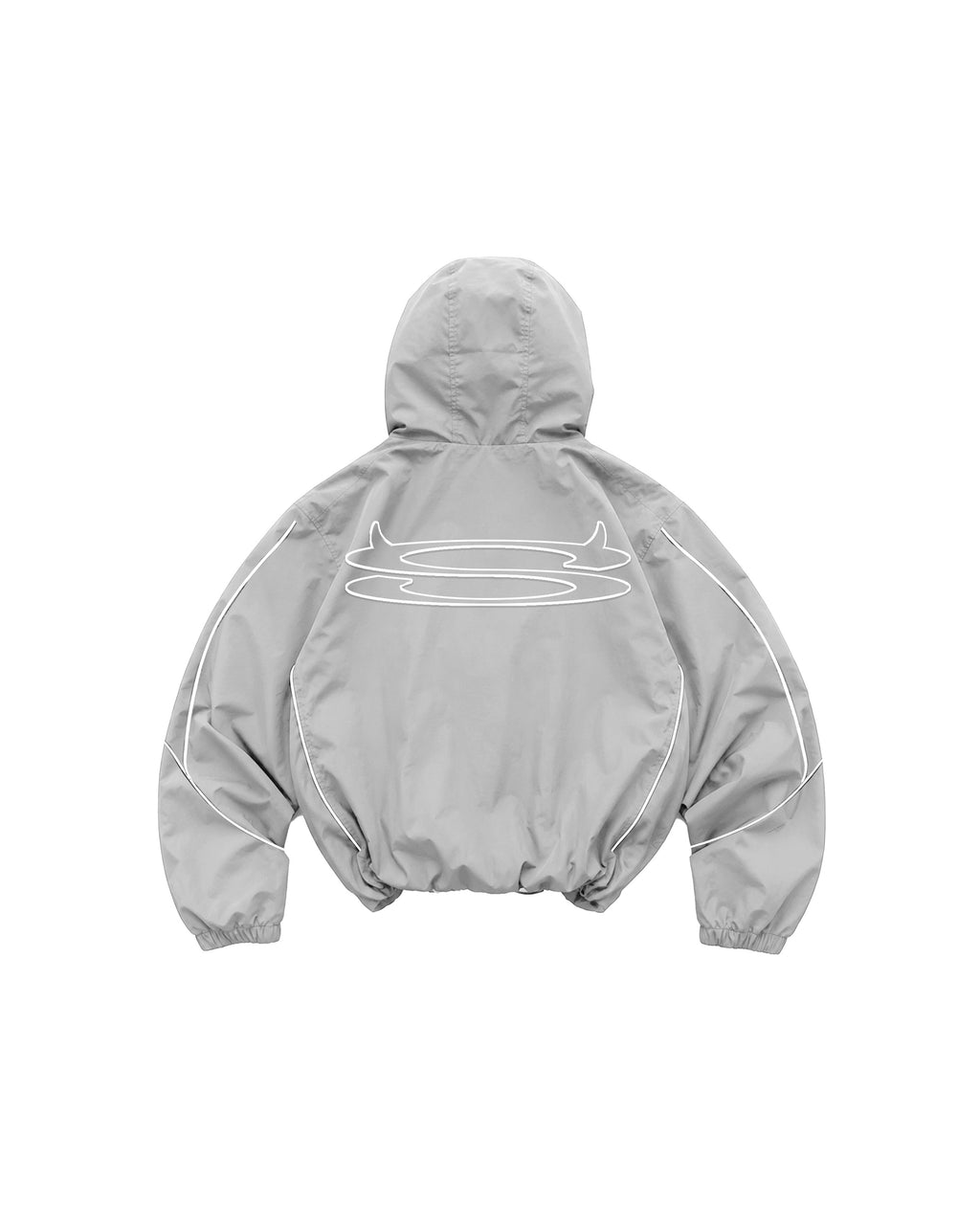 Sonic Nylon Jacket Silver Flex