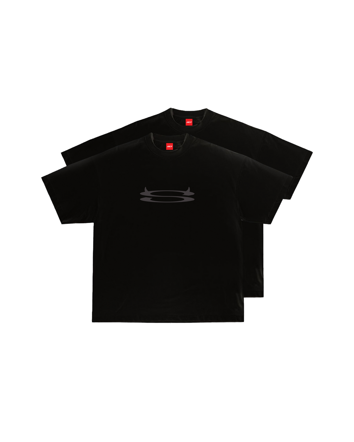 SSENTIAL Regular-fit Black 2Pcs